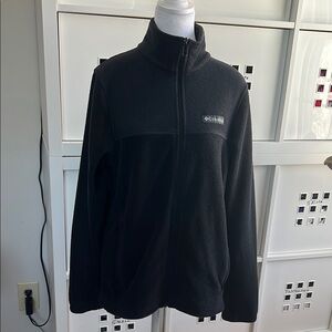 Columbia Men's Steens Mountain Full Zip Fleece Jacket‎ Black Size Small